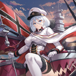 This is a pixiv picture whose title is ティルピッツ【碧藍航線集換式對戰卡牌】.