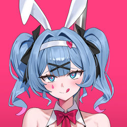 This is a pixiv picture whose title is Rabbit Hole ミク.
