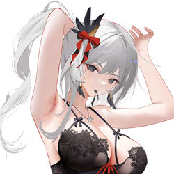 This is a pixiv picture whose title is 灰妲.