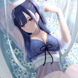 This is a pixiv picture whose title is アオの葛藤.
