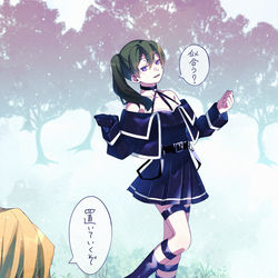 This is a pixiv picture whose title is 幕間.
