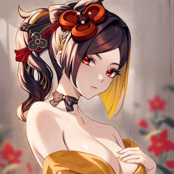 This is a pixiv picture whose title is 千織 \ Chiori.