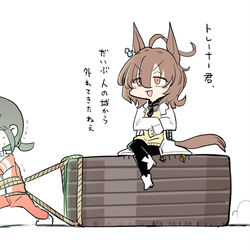 This is a pixiv picture whose title is 身体強化の類の薬品は投与していないはずなんだがね.