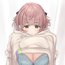 This is a pixiv picture whose title is 脱ぎッはるき.