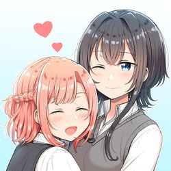 This is a pixiv picture whose title is よりひま.