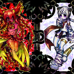 This is a pixiv picture whose title is 四神ちゃん.