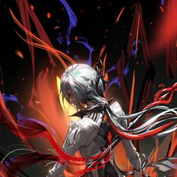 This is a pixiv picture whose title is Arlecchino.