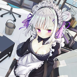 This is a pixiv picture whose title is 掃除.