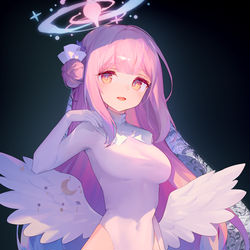 This is a pixiv picture whose title is 💖.
