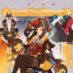 This is a pixiv picture whose title is chiori.