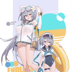 This is a pixiv picture whose title is Endless Summer.