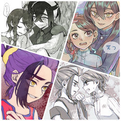 This is a pixiv picture whose title is ポケモン人間絵ログ.