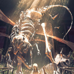This is a pixiv picture whose title is museum.