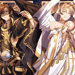 This is a pixiv picture whose title is corpo celeste.