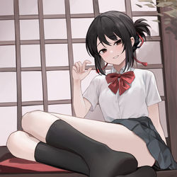 This is a pixiv picture whose title is 三叶 稿稿.