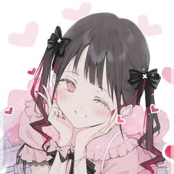 This is a pixiv picture whose title is オリジナル🖤.