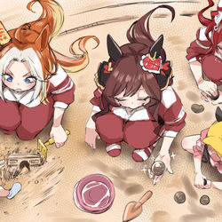This is a pixiv picture whose title is トレセンふれあい教室.