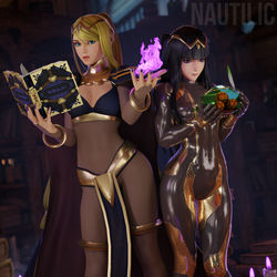 This is a pixiv picture whose title is Tharja Samus.