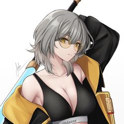 This is a pixiv picture whose title is Short hair Stelle.