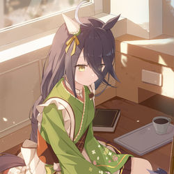 This is a pixiv picture whose title is カフェ.