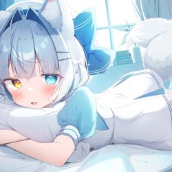 This is a pixiv picture whose title is 一緒にお昼寝しよ～？♡.