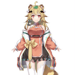 This is a pixiv picture whose title is 屋島もみじ　立ち絵.