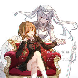 This is a pixiv picture whose title is 纱和女王.