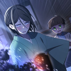 This is a pixiv picture whose title is 幸運EX＋＋＋バディによる哭倉村RTA⑰.