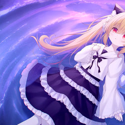 This is a pixiv picture whose title is 【委托】喵可莉.