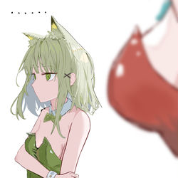 This is a pixiv picture whose title is 凯尔希打工记.