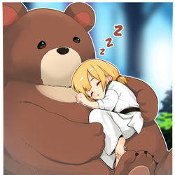This is a pixiv picture whose title is 抱抱小安.