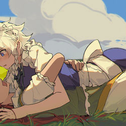 This is a pixiv picture whose title is 【美咲龙年25h 第21棒】.
