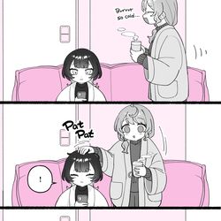 This is a pixiv picture whose title is 【EN】The Titties Therapy.