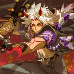This is a pixiv picture whose title is 荒泷一斗.