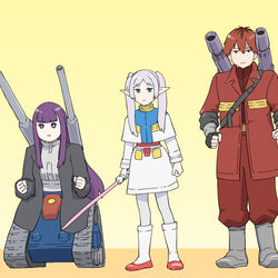 This is a pixiv picture whose title is 白い悪魔と仲間たち.
