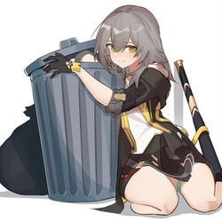 This is a pixiv picture whose title is 星寶跟她的垃圾桶.