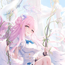 This is a pixiv picture whose title is 未花.