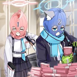 This is a pixiv picture whose title is Abydos Daily Activity.