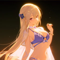 This is a pixiv picture whose title is 泳裝 白河結奈.