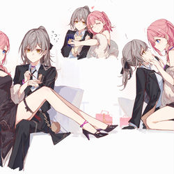 This is a pixiv picture whose title is 一点摸鱼.