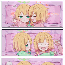This is a pixiv picture whose title is おやすみモモミド.