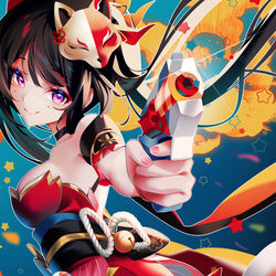 This is a pixiv picture whose title is 花火.