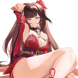 This is a pixiv picture whose title is 花火.