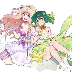 This is a pixiv picture whose title is 🌷☘.