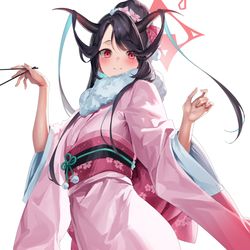 This is a pixiv picture whose title is フウカ　正月！！.