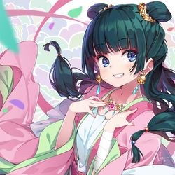 This is a pixiv picture whose title is 猫猫.