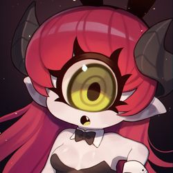 This is a pixiv picture whose title is bunnyclops.
