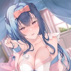 This is a pixiv picture whose title is ドキドキしてる？ふふ、かわいいです💕.