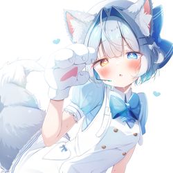 This is a pixiv picture whose title is けもハンド.