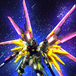This is a pixiv picture whose title is マイティーストライクフリーダム.